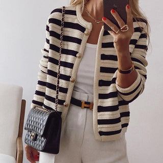 Jackie Striped Cardigan