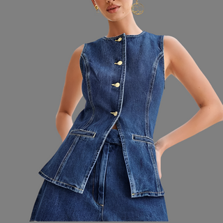 Jena Two Piece Denim Set