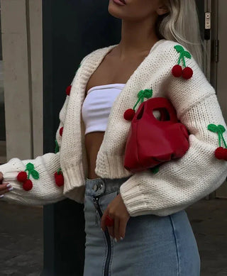 Leianne Cherry Cardigan