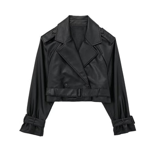 Maya Cropped Trench Jacket